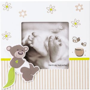 Goldbuch Baby Frame Honey Bear 10x10 cm