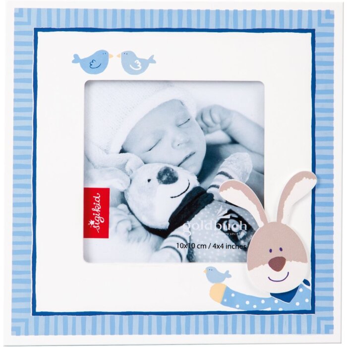 Semmelbunny Baby Portrait Frame blue na 1 zdjęcie 10x10 cm