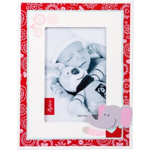 Ele Bele Baby Portrait Frame czerwona na 1 zdjęcie 10x15 cm