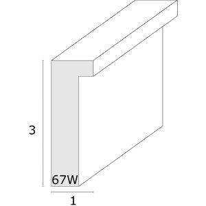 Ramka na zdjęcia z passepartout kolor naturalny drewno 13,0 x18,0 cm S67WH