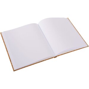 Goldbook Księga gości KORKIN korek 22x24,5 cm 176 białych stron