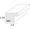 Deknudt Ramka drewniana S66KF2 czarna 20x30 cm