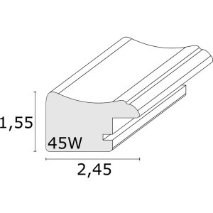 Ramka na zdjęcia czarna plastikowa 10,0 x15,0 cm S45WF