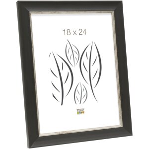 Ramka na zdjęcia czarna plastikowa 18,0 x24,0 cm S45WF