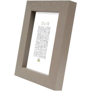 Ramka na zdjęcia drewno taupe 13,0 x18,0 cm S45PK