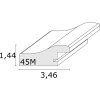 Ramka na zdjęcia biała plastikowa 10,0 x15,0 cm S45MF