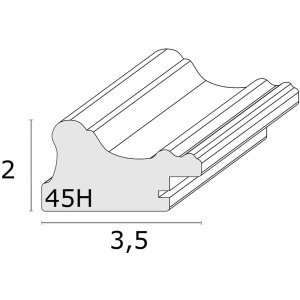 Ramka na zdjęcia S45HF1 biała 13x18 cm