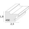 Ramka na zdjęcia drewno białe 10,0 x15,0 cm S45ES