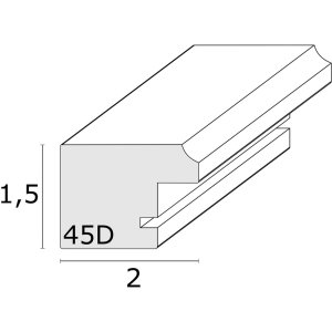 Ramka na zdjęcia drewno białe 10,0 x15,0 cm S45DK