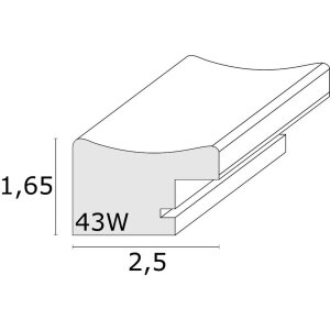 Ramka na zdjęcia czarna plastikowa 15,0 x20,0 cm S43WK