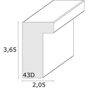 Ramka na zdjęcia drewno białe 10,0 x15,0 cm S43DL