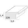 Ramka na zdjęcia S226K1 drewno białe 60,0 x80,0 cm