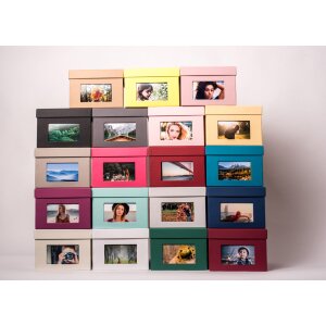 XL Photo Box Kandra 700 zdjęć 13x18 cm flamingo