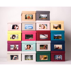 XL Photo Box Kandra 700 zdjęć 13x18 cm flamingo