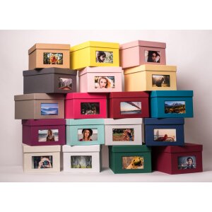 XL Photo Box Kandra 700 zdjęć 13x18 cm flamingo