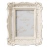 Clayre & Eef 2F0466 Ramka na zdjęcia 6x9 cm Beige Plastic Flowers Rectangular