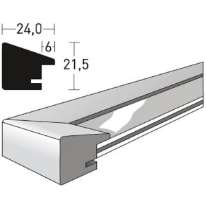 Ramka drewniana Essential 60x80 cm biała