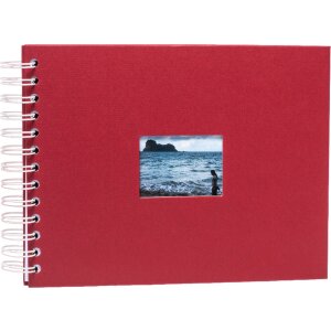 HNFD Album spiralny BULDANA rosso ribbed 23x17 cm 40...