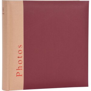 Henzo Jumbo Photo Album Chapter wine red 30x30 cm 100...