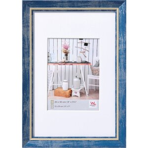 Chalet Picture Frame 10x15 cm niebieski