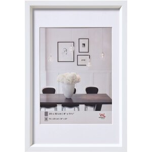 Steel Style Plastic Frame 30x45 cm bialy