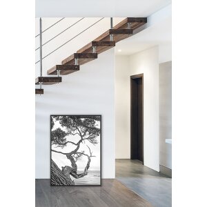 Rama aluminiowa Classic black matt 60x84 cm