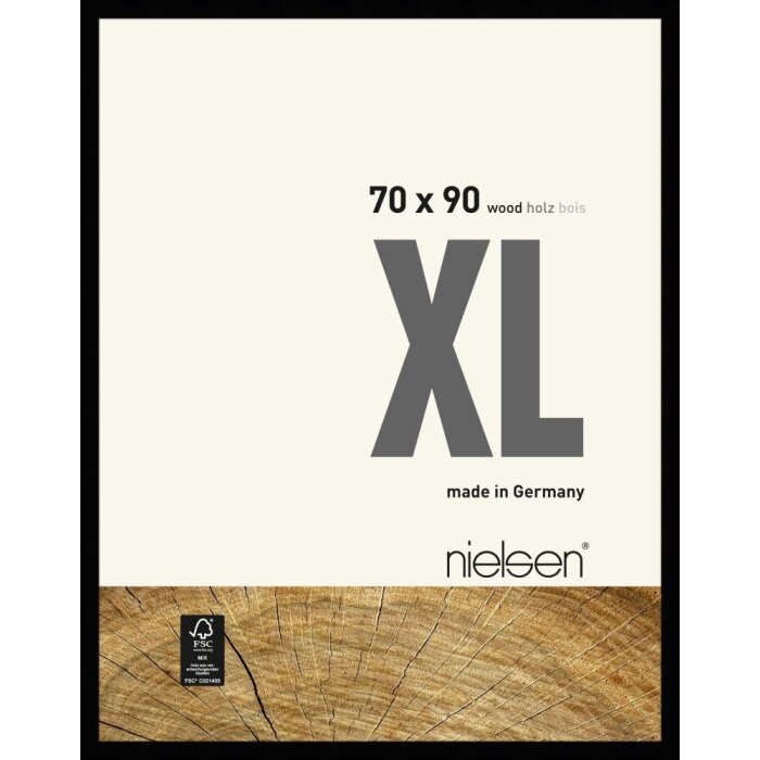 Nielsen Rama drewniana XL 70x90 cm czarna