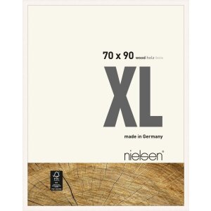 Nielsen Rama drewniana XL 70x90 cm biała nieprzezroczysta