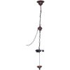 Lampa wisząca Tiffany Clayre & Eef 5LL-8844 - 16x16x95 cm - E27-60W brązowy