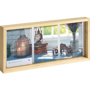 Gallery Frame Rustic 3 zdjęcia 10x15 cm natura