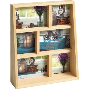 Gallery Frame Rustic 3 zdjęcia 10x15 cm i 10x10 cm -...