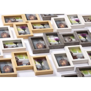 Gallery Frame Rustic 3 zdjęcia 10x15 cm natura