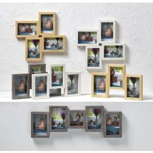 Gallery Frame Rustic 3 zdjęcia 10x15 cm natura