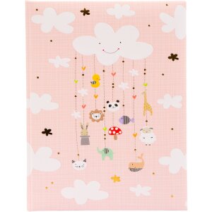 Goldbook Baby Diary Mobile Girl 21x28 cm 44 ilustrowane...