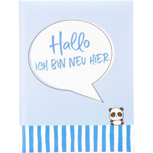 Goldbook Baby Diary Im New Here blue 21x28 cm 44...