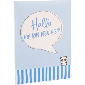 Goldbook Baby Diary Im New Here blue 21x28 cm 44...