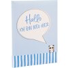 Goldbook Baby Diary Im New Here blue 21x28 cm 44 ilustrowane strony