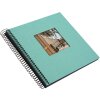 Goldbuch Album spiralny Bella Vista aqua 20x20 cm 40 czarnych stron