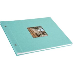 Goldbuch Screw Album Bella Vista aqua 39x31 cm 40 białych stron