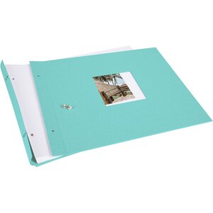 Goldbuch Screw Album Bella Vista aqua 39x31 cm 40 białych stron