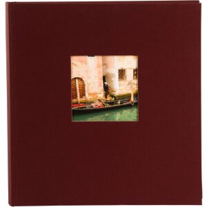 Jumbo Photo Album Bella Vista bordeaux