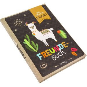 Goldbuch Friends Book A5 HAPPYlife Lama 15x21 cm 88 ilustrowanych stron