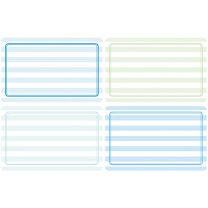 Herma home Labelling Labels 52x82 mm Blue-Green, usuwalne