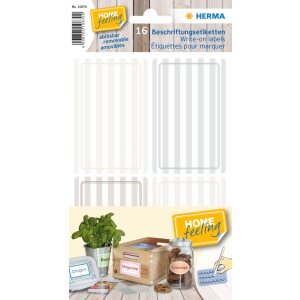 Herma home Labelling Etykiety 52x82 mm Szary-Brazowy,...