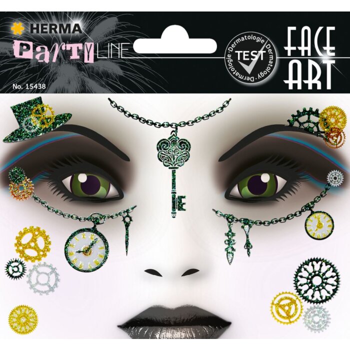 Herma FASHIONLine Face Art Sticker Steampunk Amelia