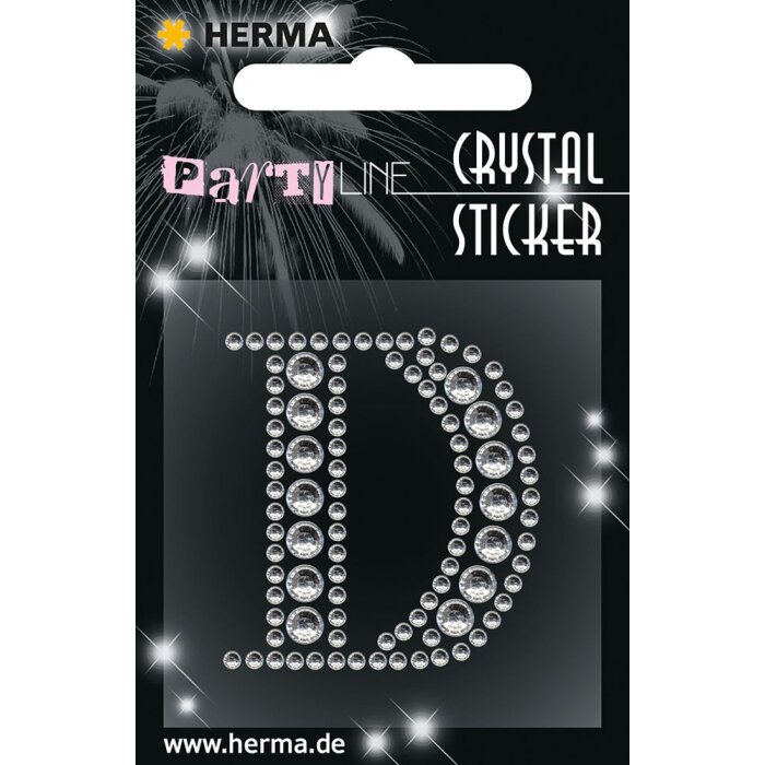 Herma FASHIONLine Crystal Sticker "D"; "Herma Crystal Sticker