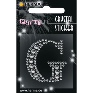 Herma FASHIONLine Crystal Sticker "G";...