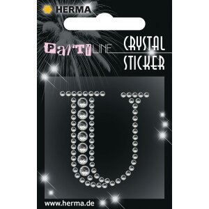 Herma FASHIONLine Crystal Sticker "U";...