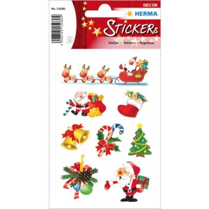 Herma decor Sticker Christmas Santa Claus