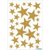 Herma magic sticker stars gold, glittery